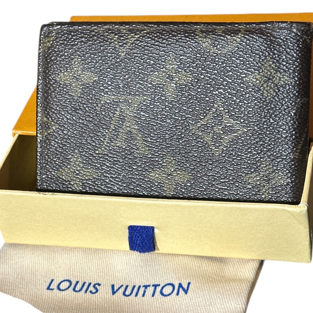 Authentic Vintage Brown Monogram Mens Wallet